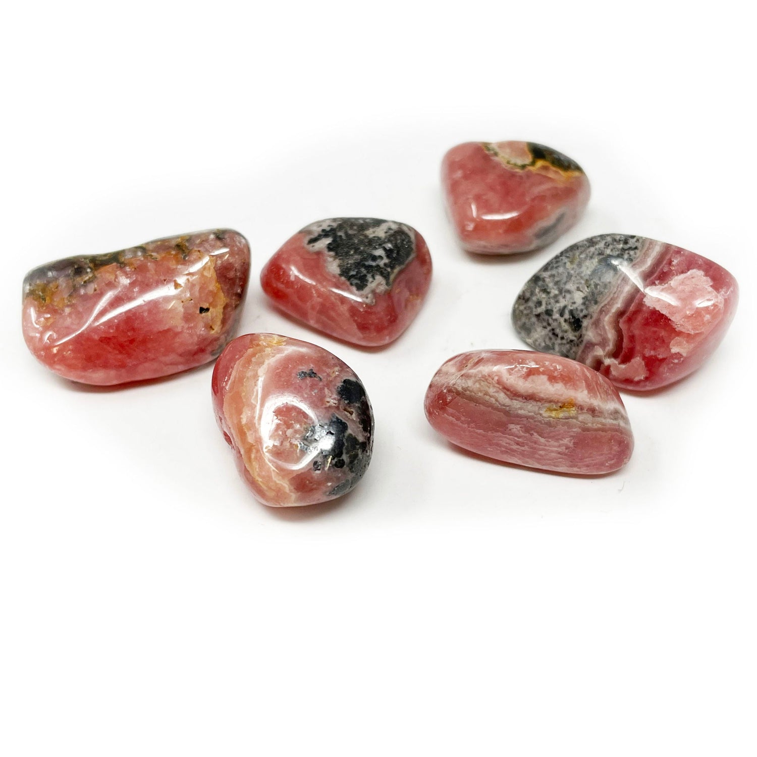 Rhodochrosite Tumbled Stone - Small (Singles)