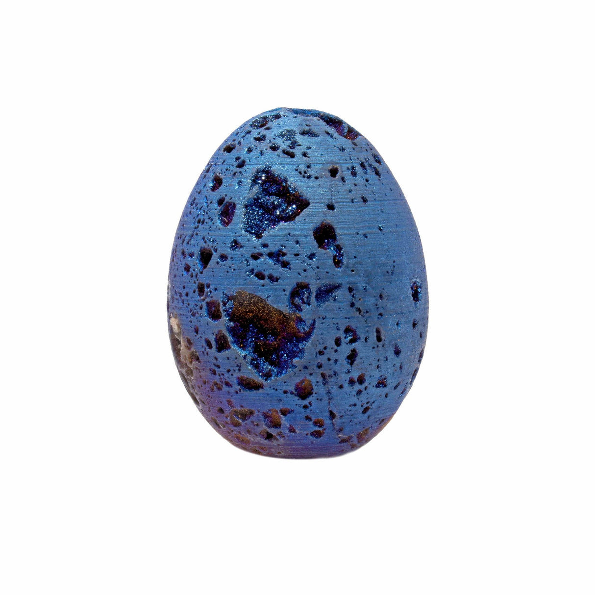 Blue Titanium Coated Egg