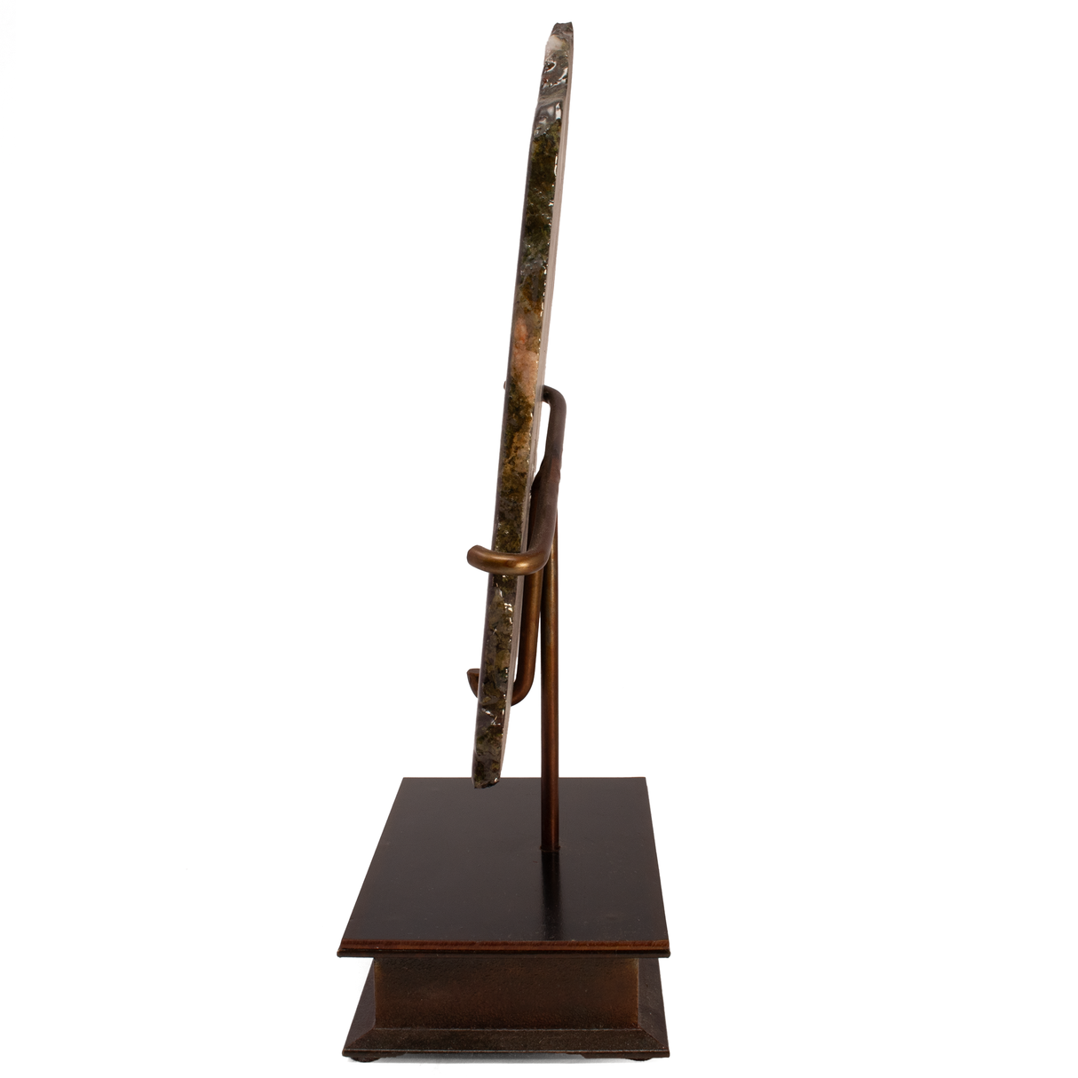 Michigan Vein Copper Slice In Custom Stand
