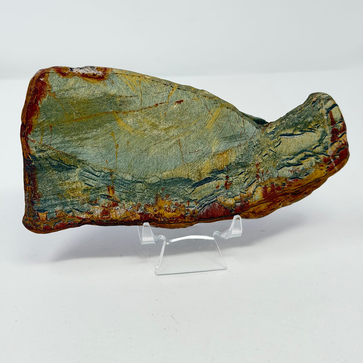 A+ Quality Tigers Eye & Tiger Iron Scenic Slice - Small Freeform