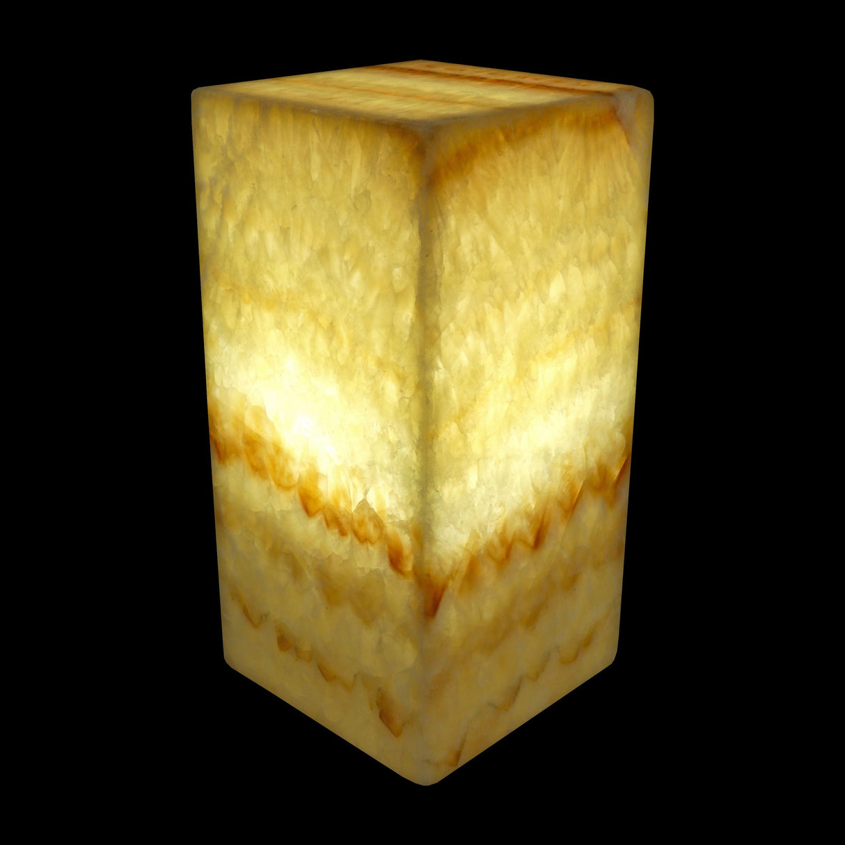 Aqua Café Onyx Square Pedestal Luminary