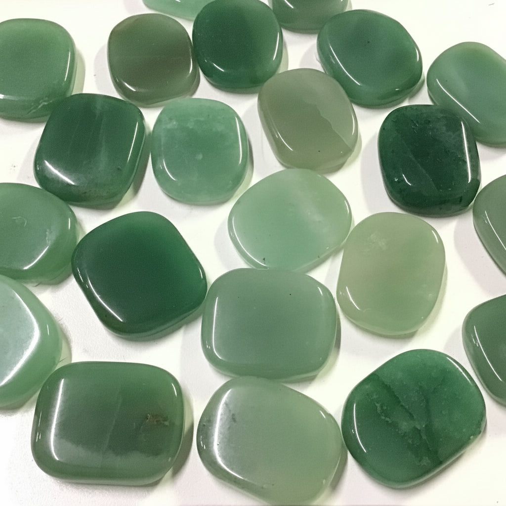 View of Green Aventurine Flat Stone - Small (SIngles)