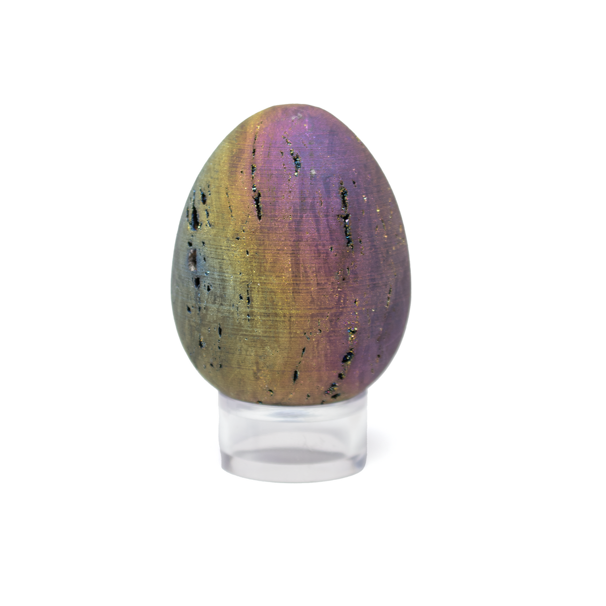 View of Rainbow Titanium Druze Egg
