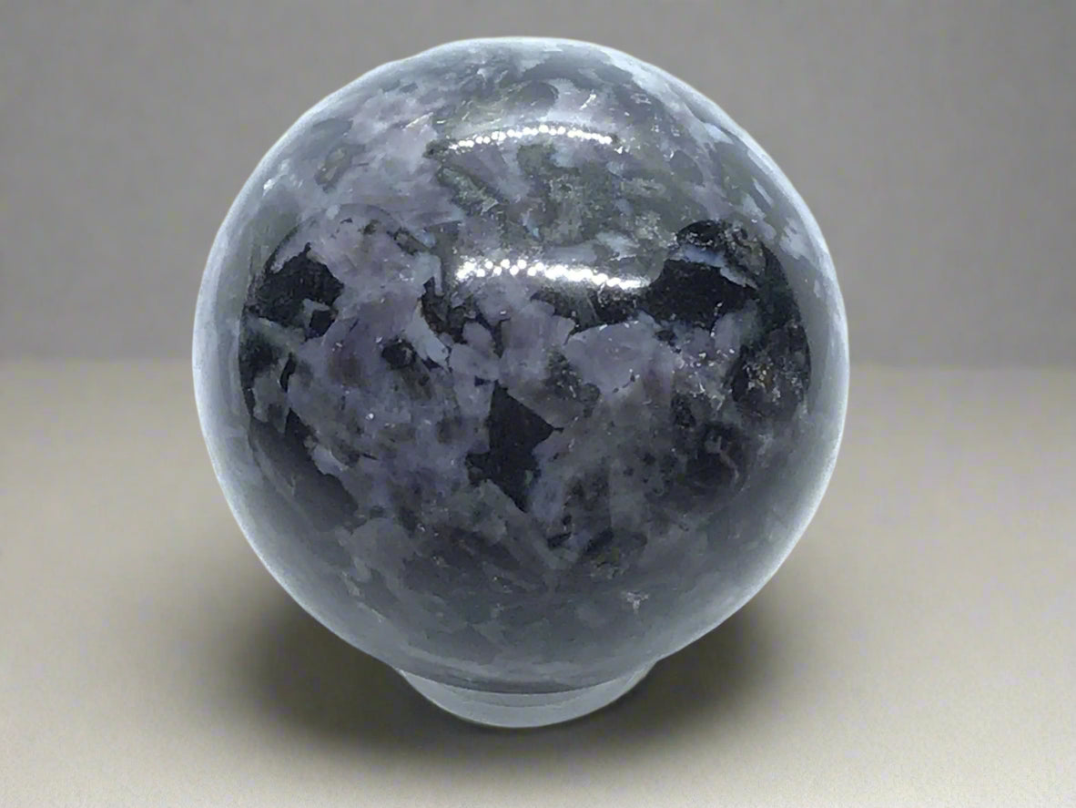 View of Indigo Gabbro aka Merlinite Sphere