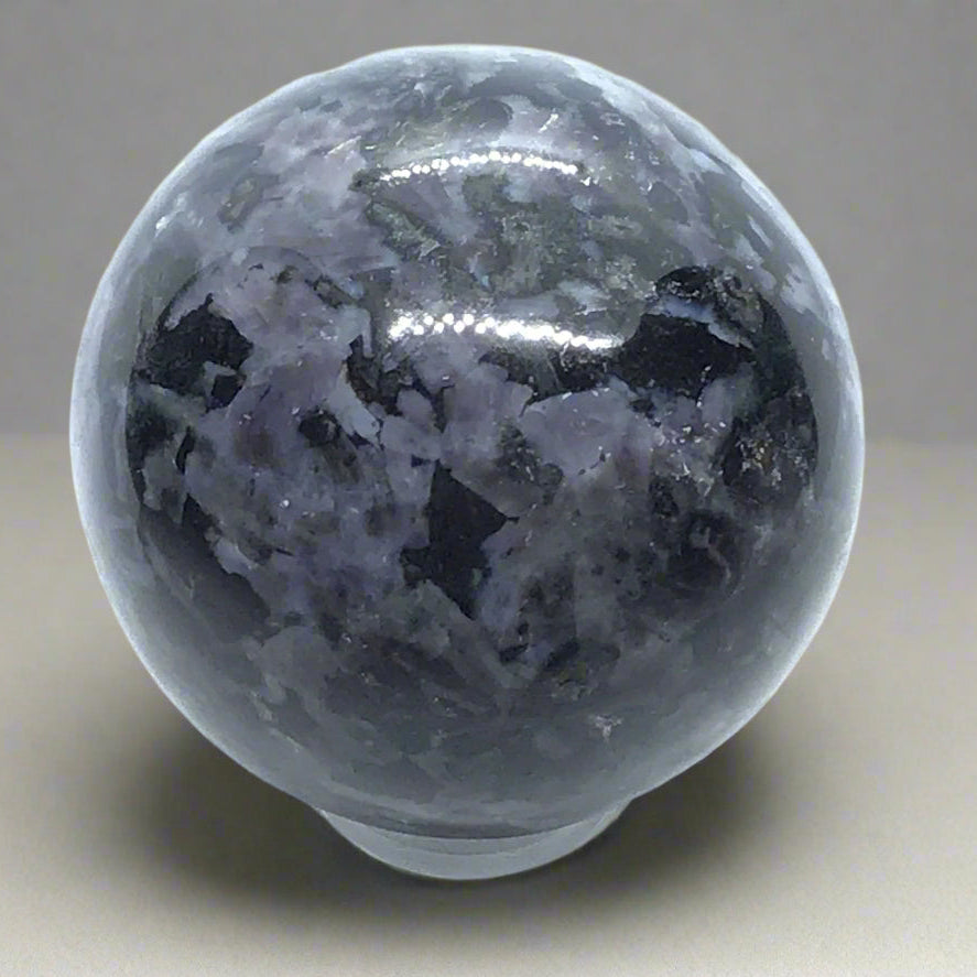 View of Indigo Gabbro aka Merlinite Sphere