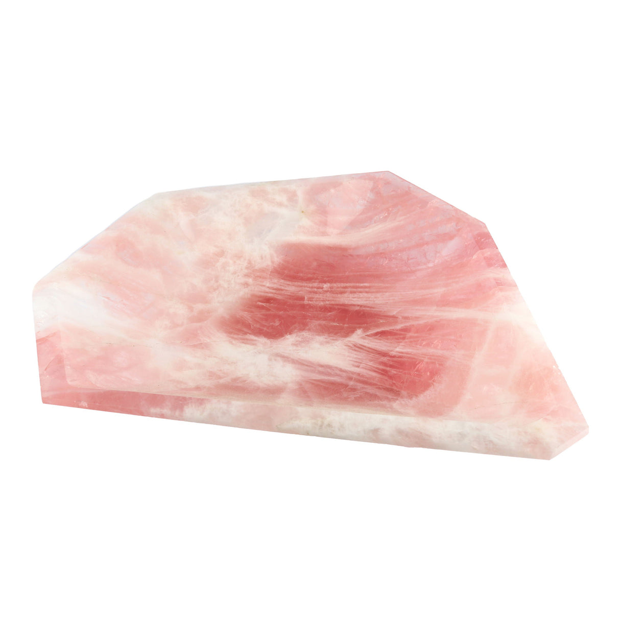 Rose Quartz Angular Vessel