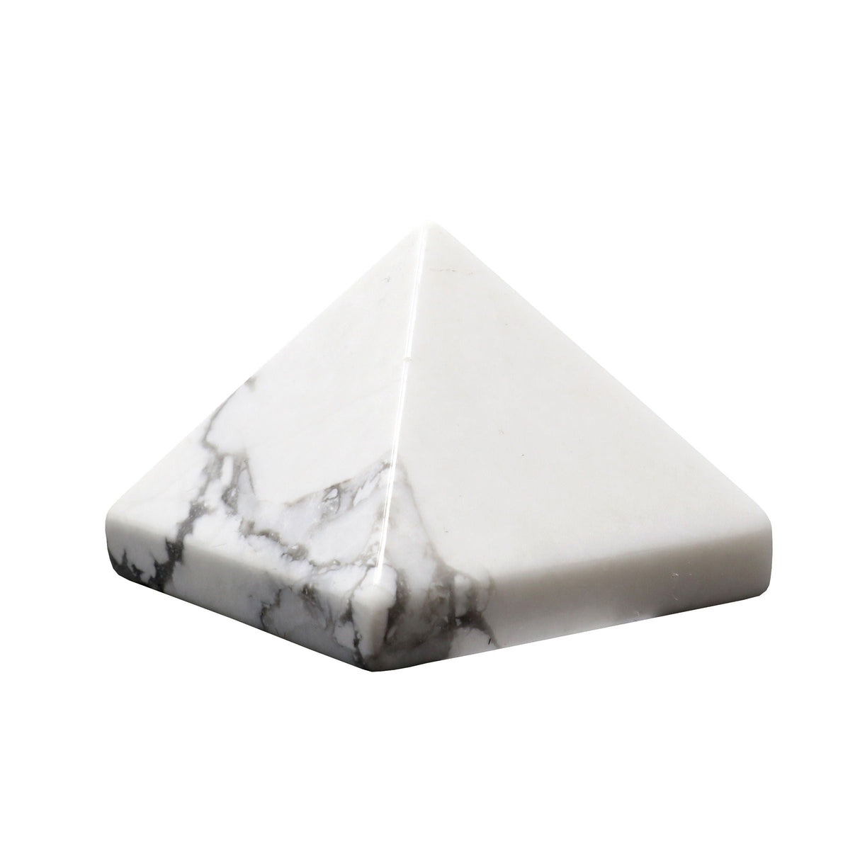 Howlite Pyramid 1"