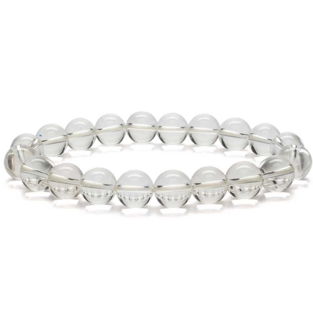 Quartz Beaded Bracelet 10mm Round