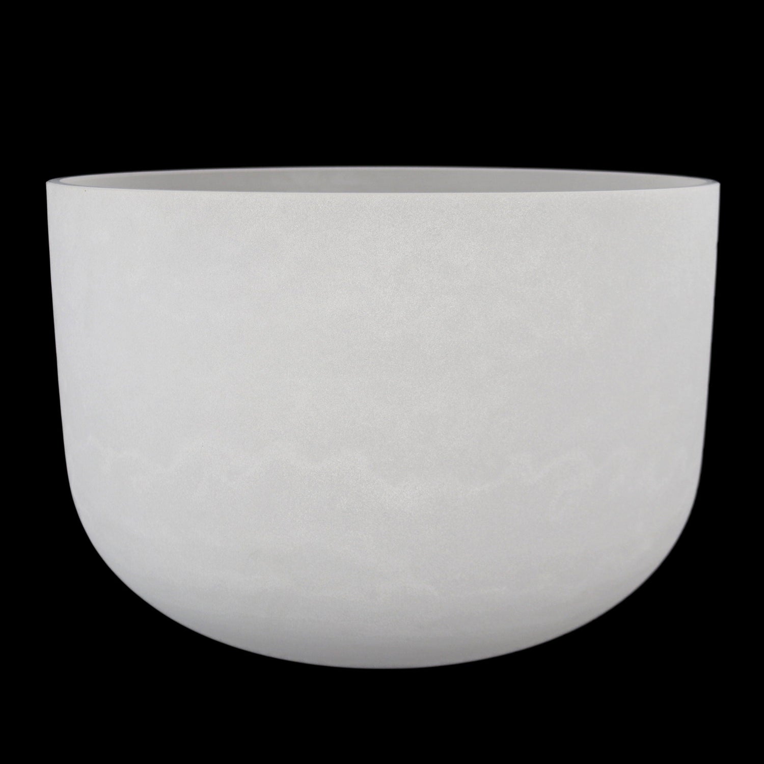 18" Frosted Quartz Sound Bowl - F Note - Aligns Heart Chakra