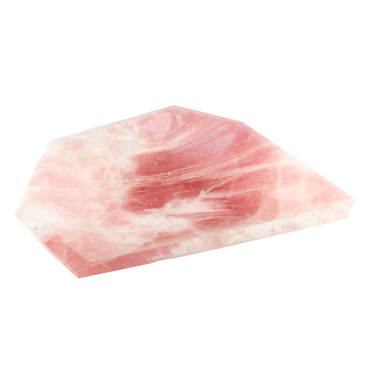 Rose Quartz Angular Vessel