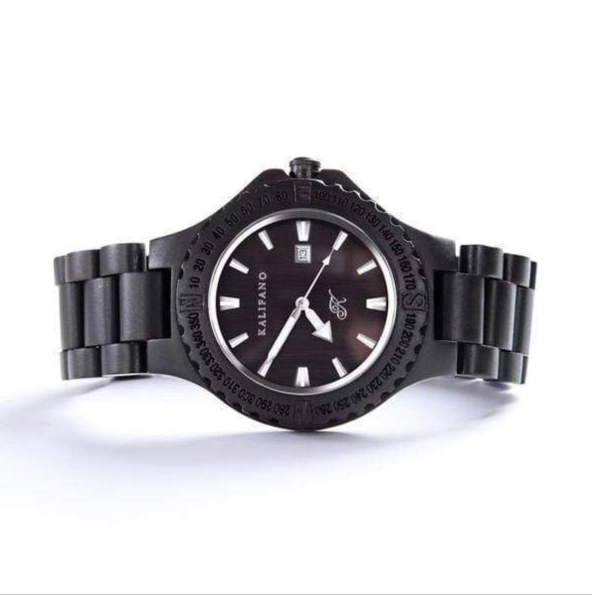 Explore Black Sandalwood Watch with Bamboo Box