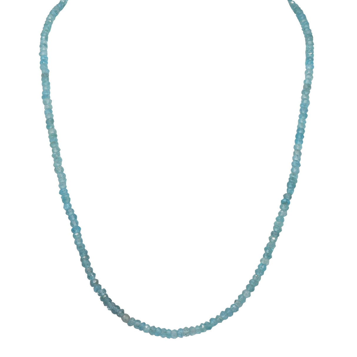 Blue Apatite Beaded Chain - Single Strand