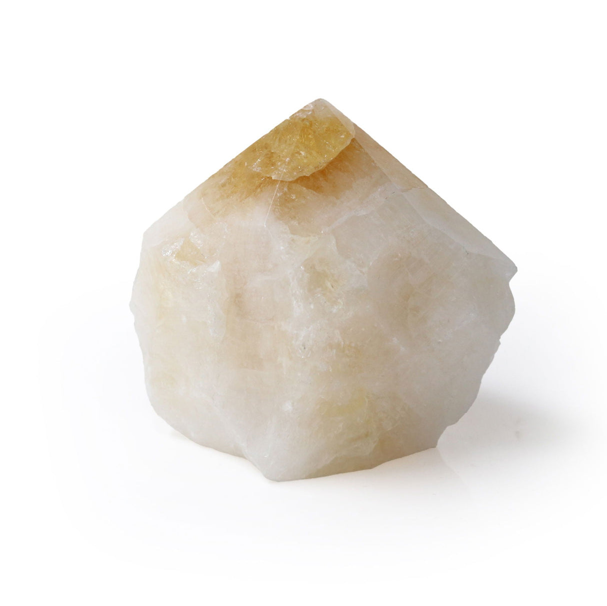 Polished Citrine Point with Cut Base