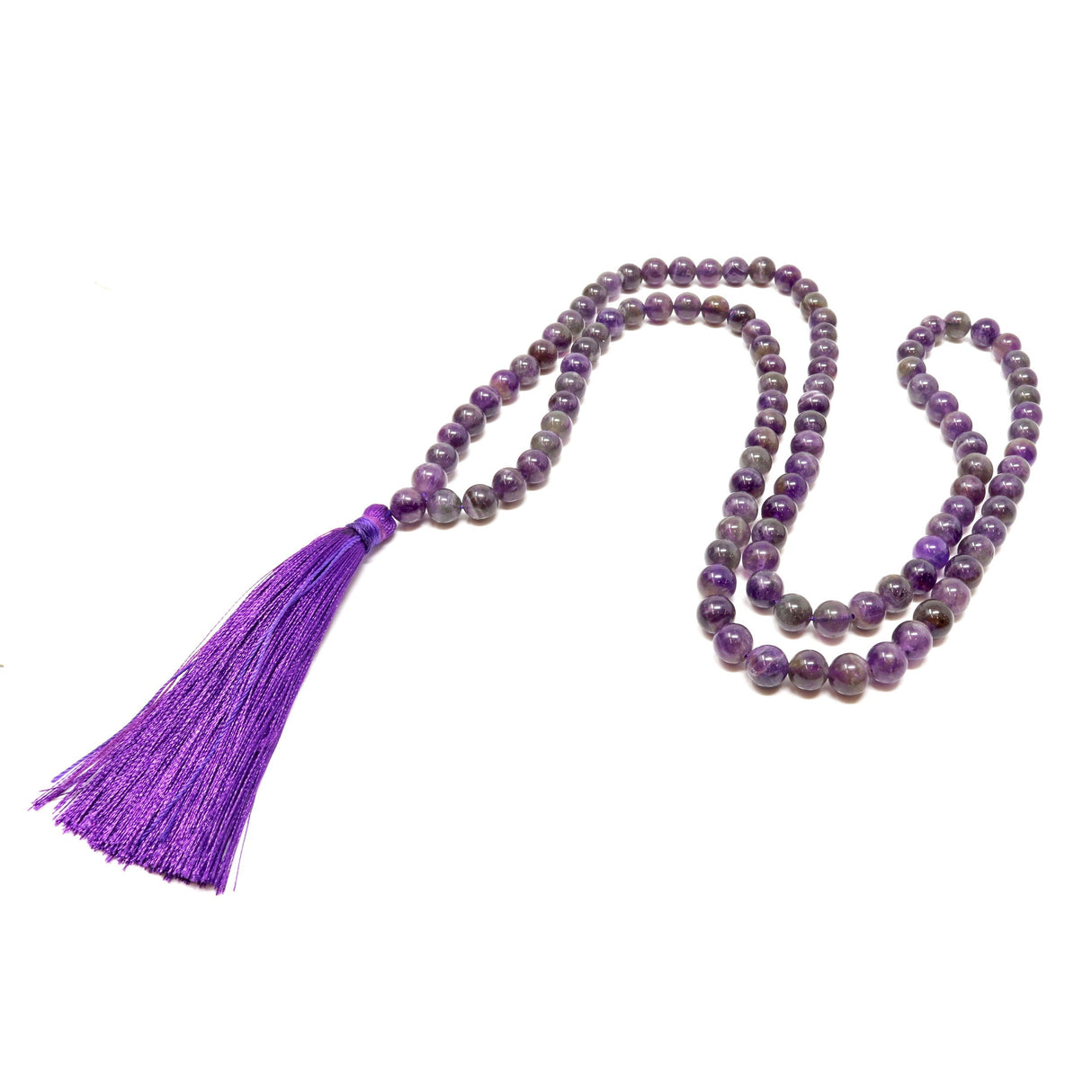 Amethyst Japanese Mala 8mm Rounds