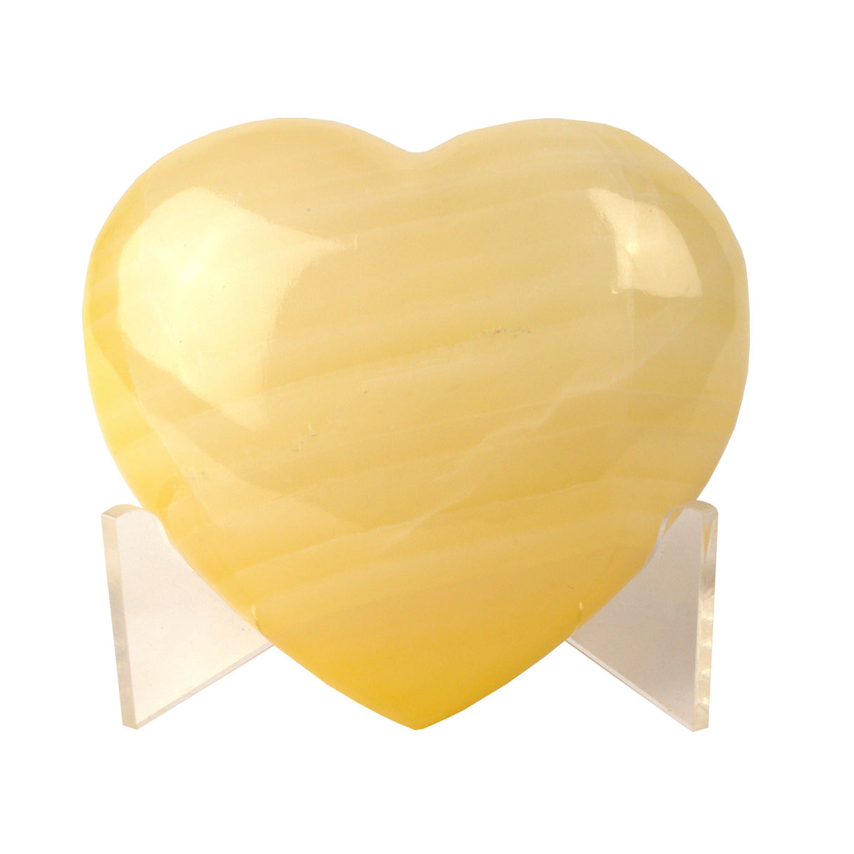 Onyx Heart Dyed Yellow Adhesive