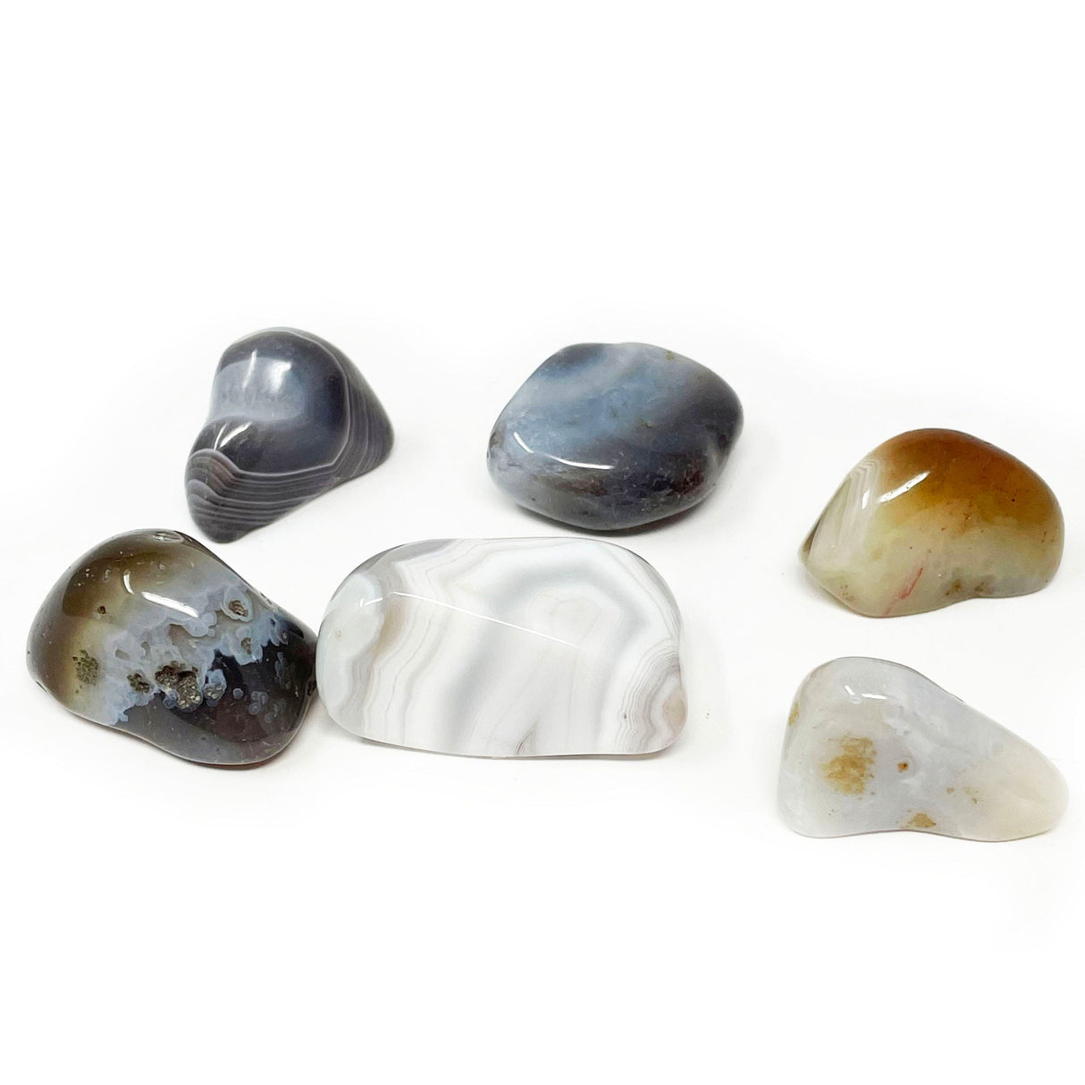 Tumbled Agate From Botswana (Singles)