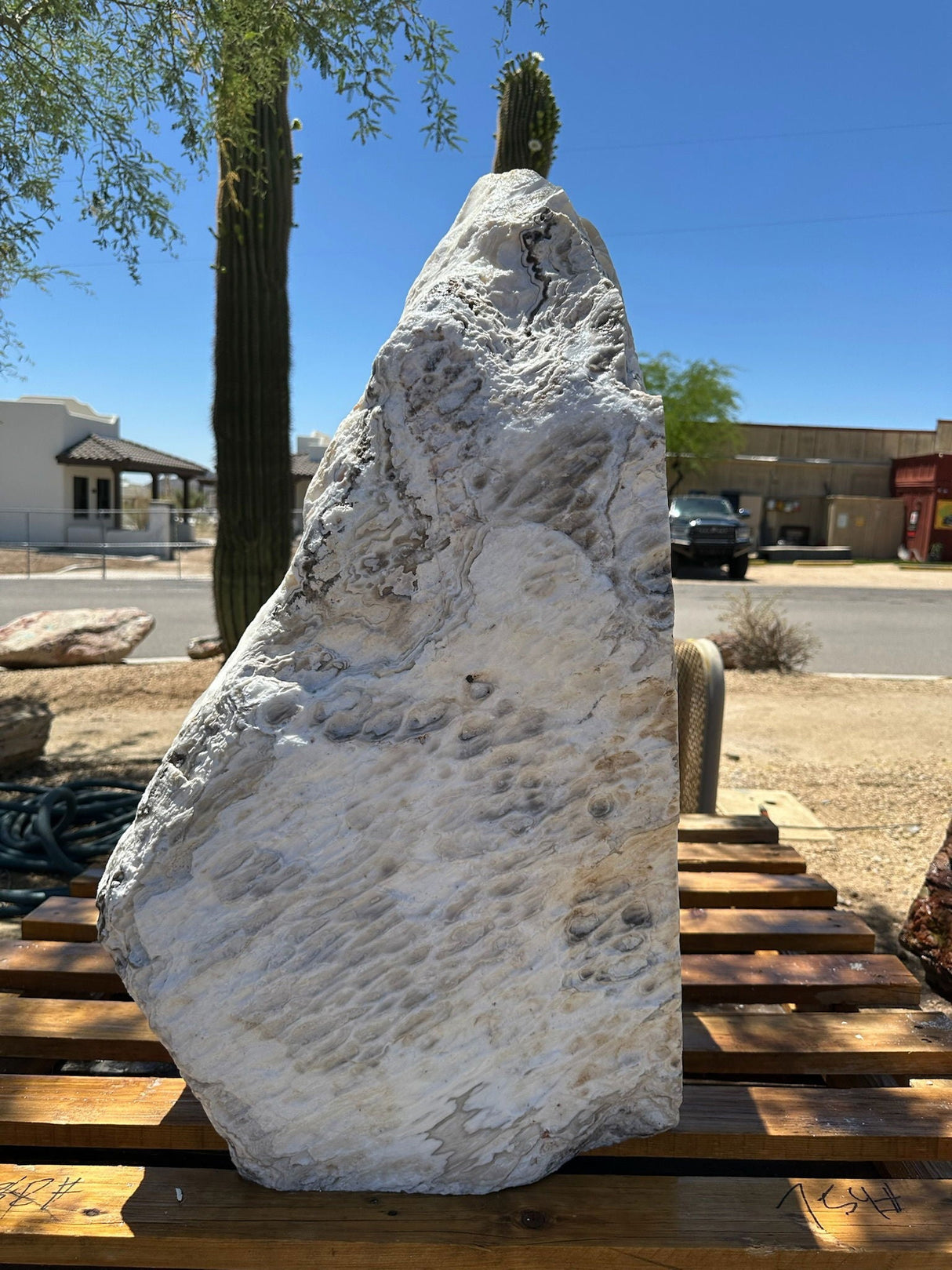 Zebra Onyx Rustic Rock Fountain