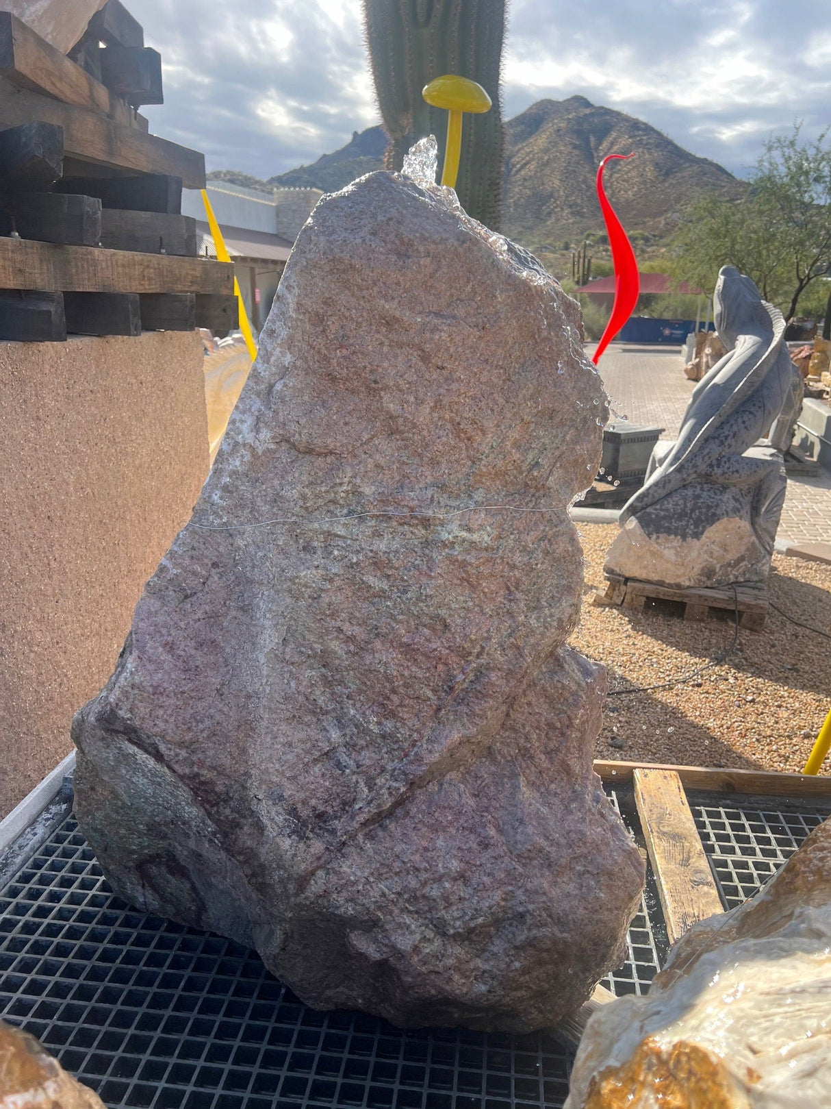 Gray Arizona Copper Ore Boulder of Specular Hematite