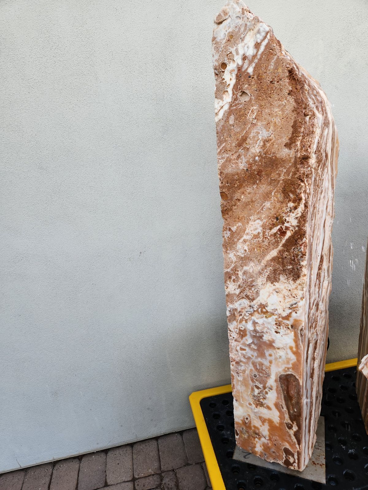 View of Desert Onyx Pillar With 3 Cut Sides