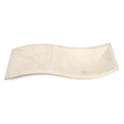 View of Beige Travertine Onyx Tray - Flat with S Curve
