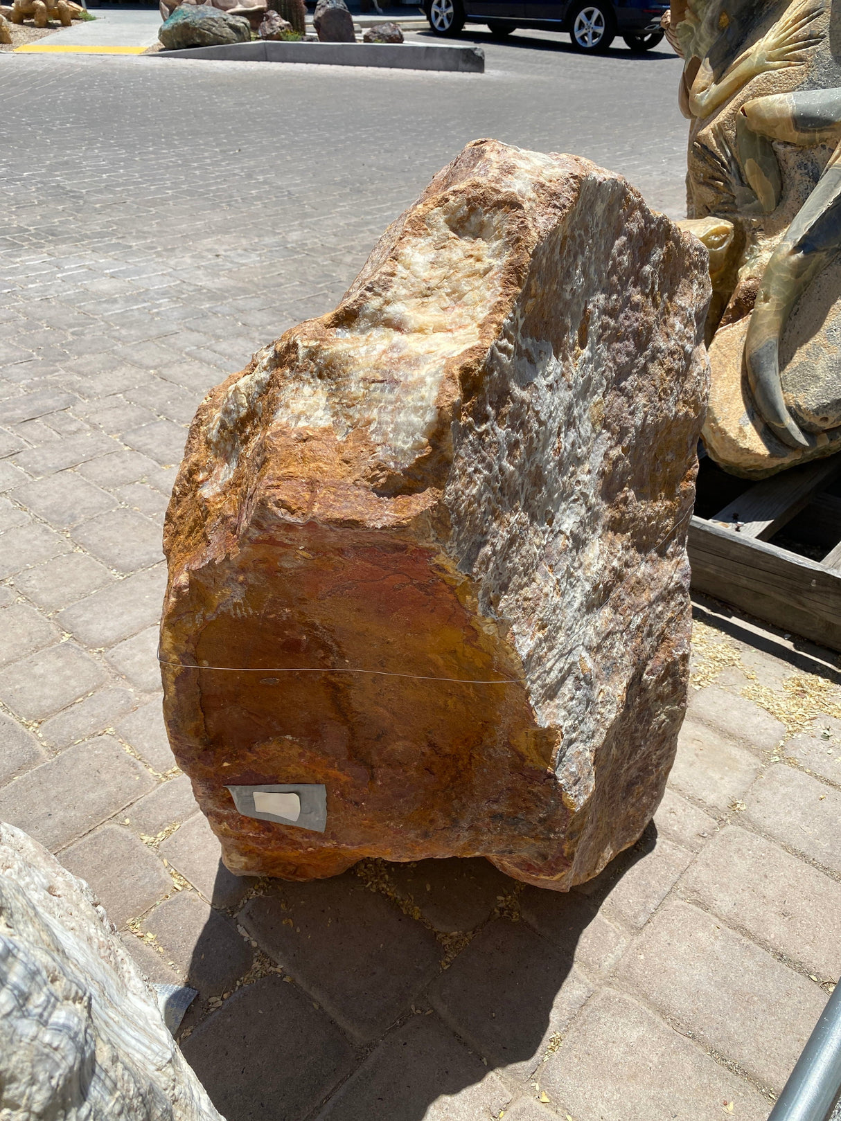 Green Talan Onyx Angular Boulder Fountain