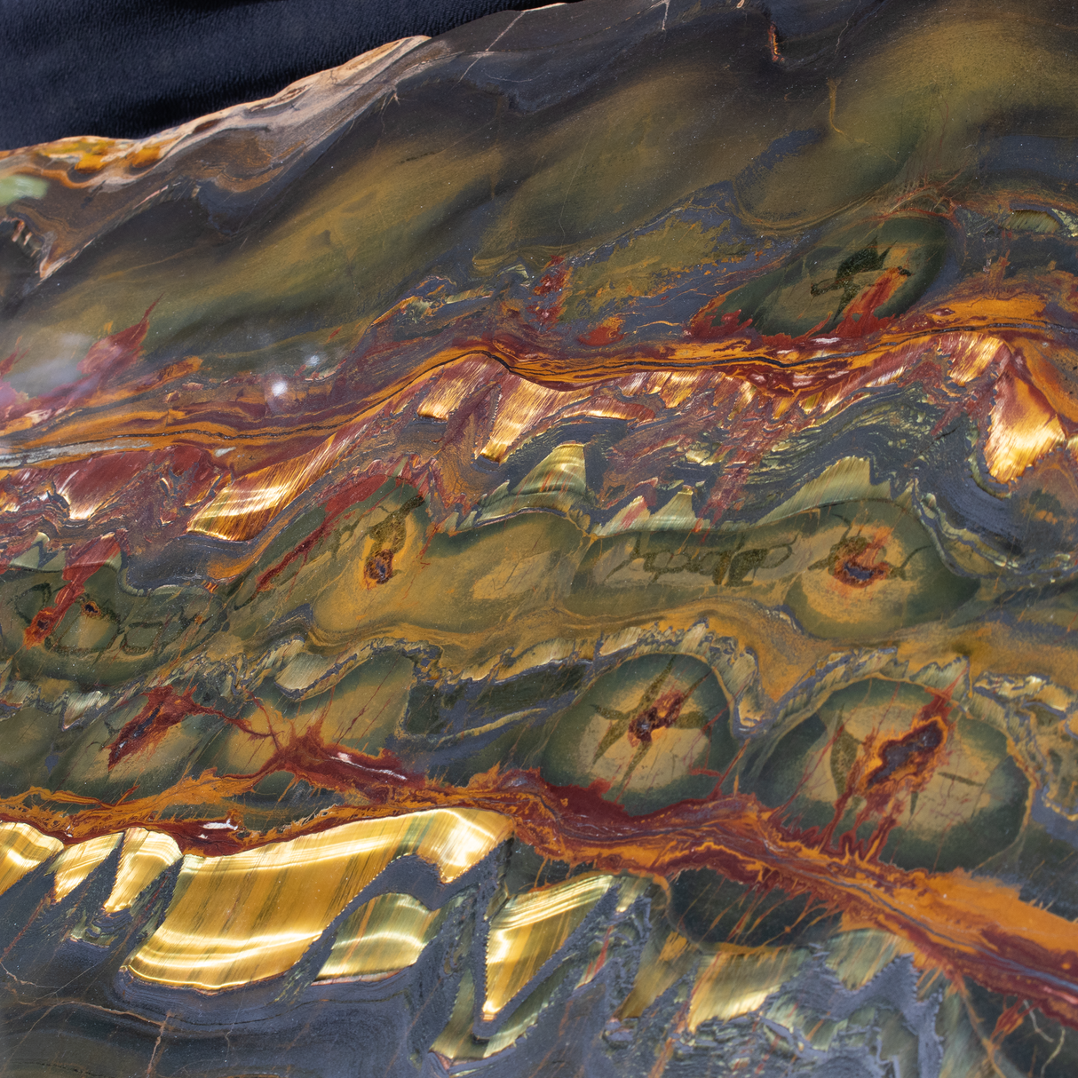 Mara Mamba Tiger Eye Slice - Extra Large