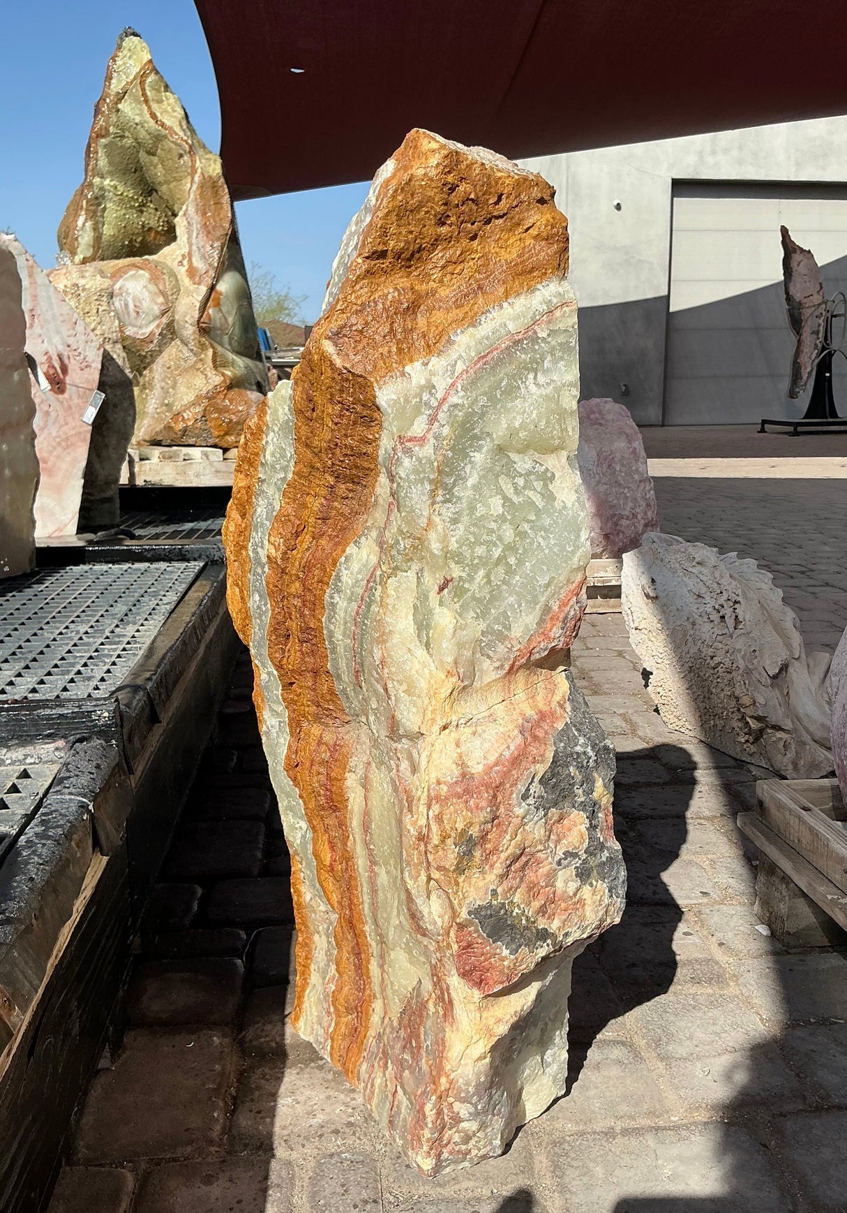 Green Talan Onyx End-Cut Fountain