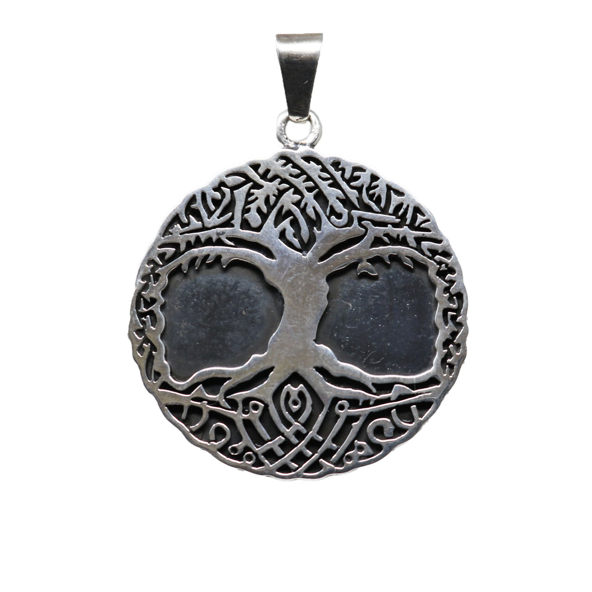 View of Sterling Silver Tree of Life Pendant - Celtic Design - Sacred Geometry