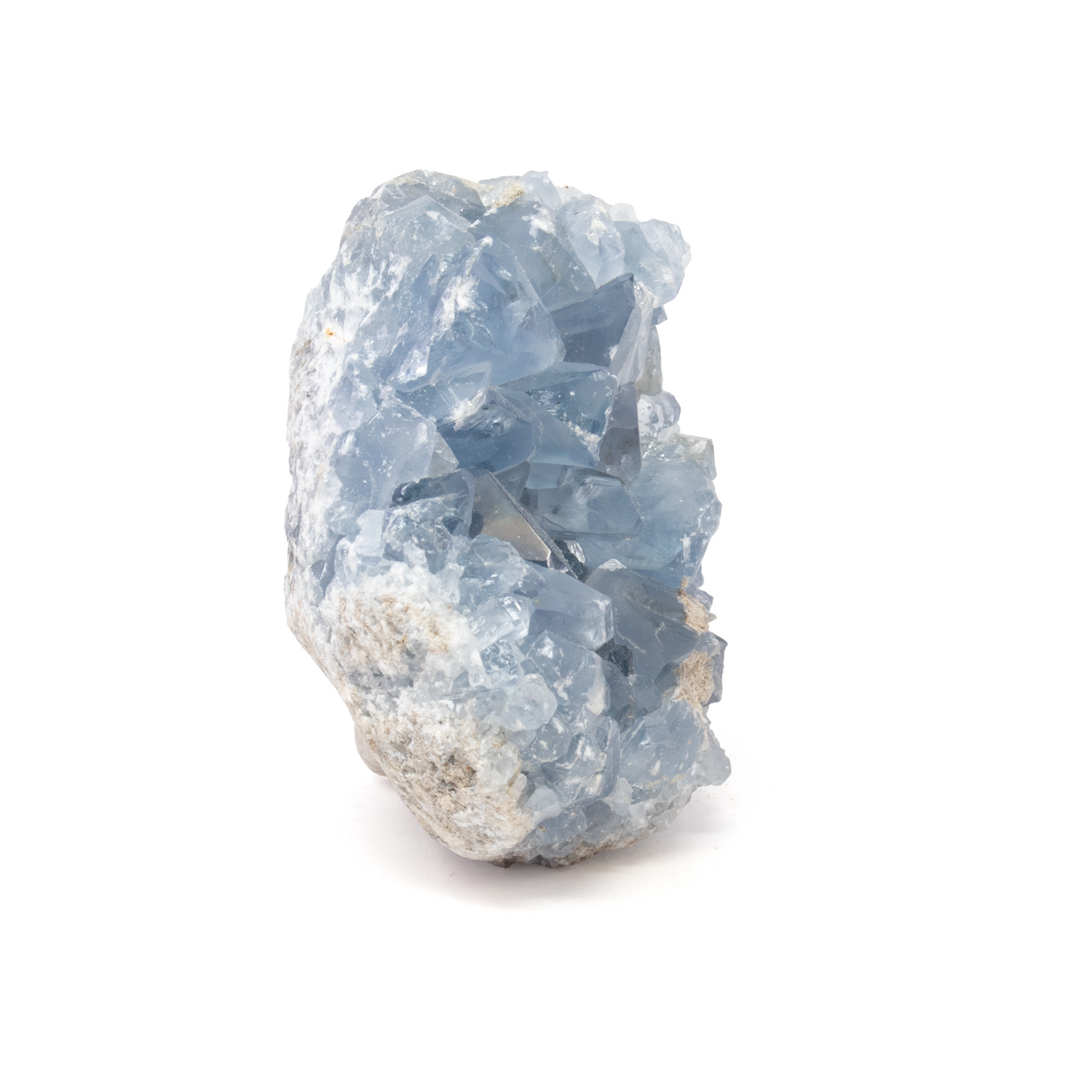 Celestine Crystal Specimen from Madagascar with Lucite Stand