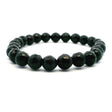 View of Black Onyx Beaded Bracelet - Faceted 8mm