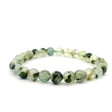 View of Prehnite Beaded Bracelet - 7mm Round
