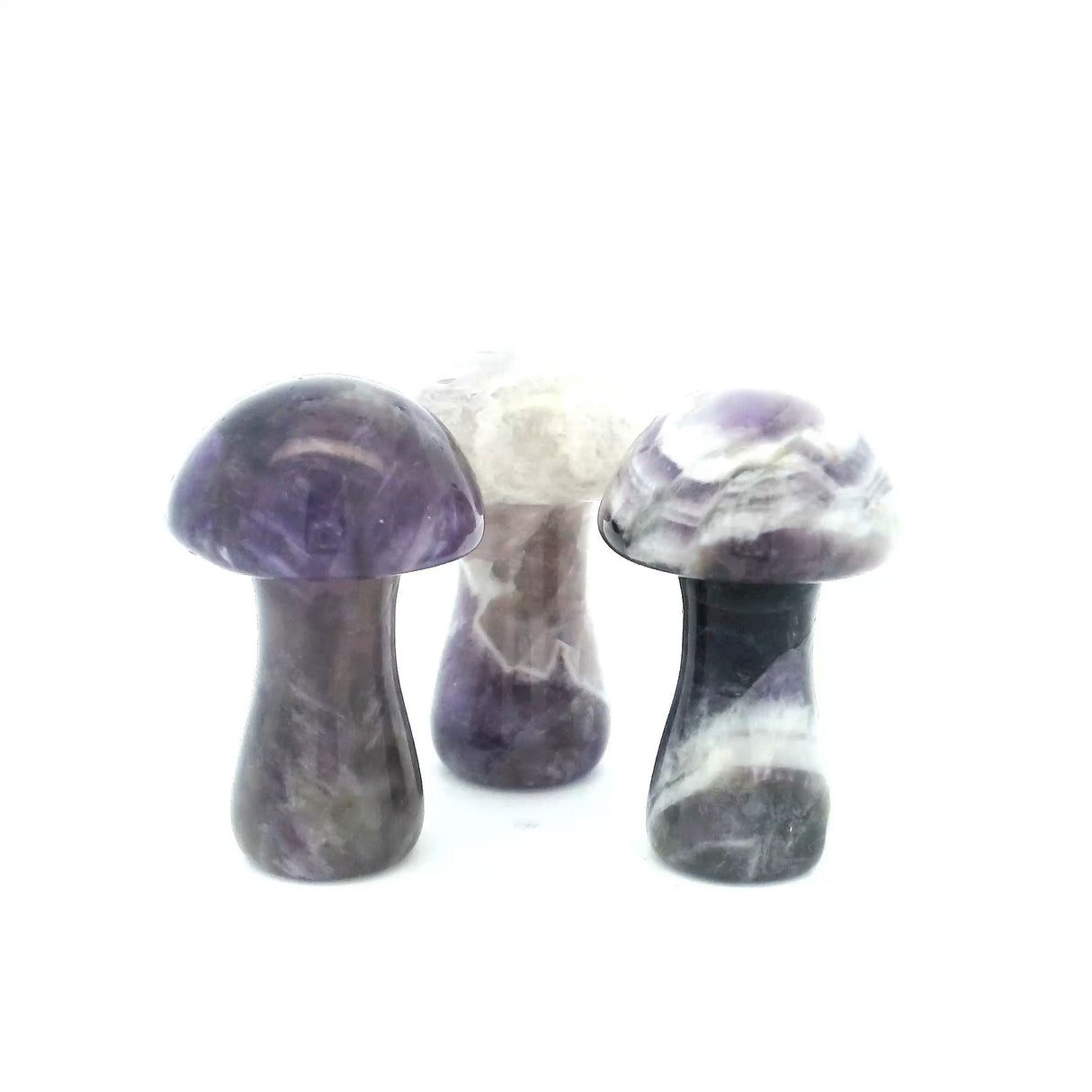 Amethyst 1" Mushroom Carving