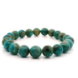 View of Chrysocolla Beaded Bracelet - 9mm Rounds
