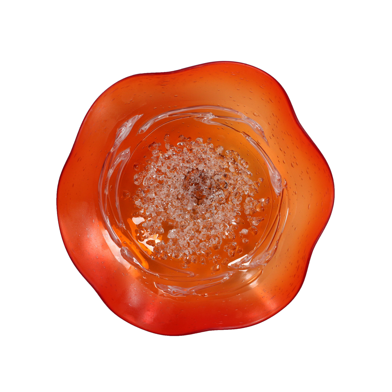 Wall Plate Small - Deep Orange Hard Candy