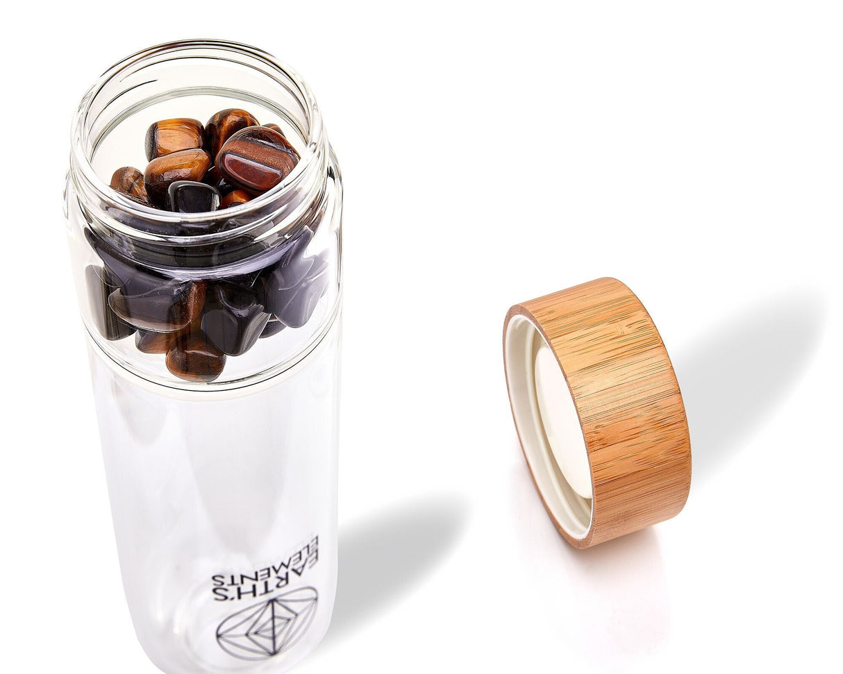 Divine Protection Crystal Water Bottle