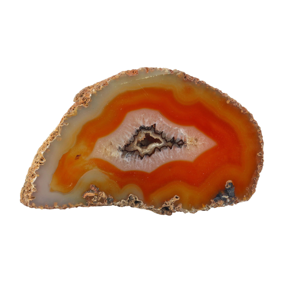 Carnelian Slice -Thick (Medium) on Lucite Stand