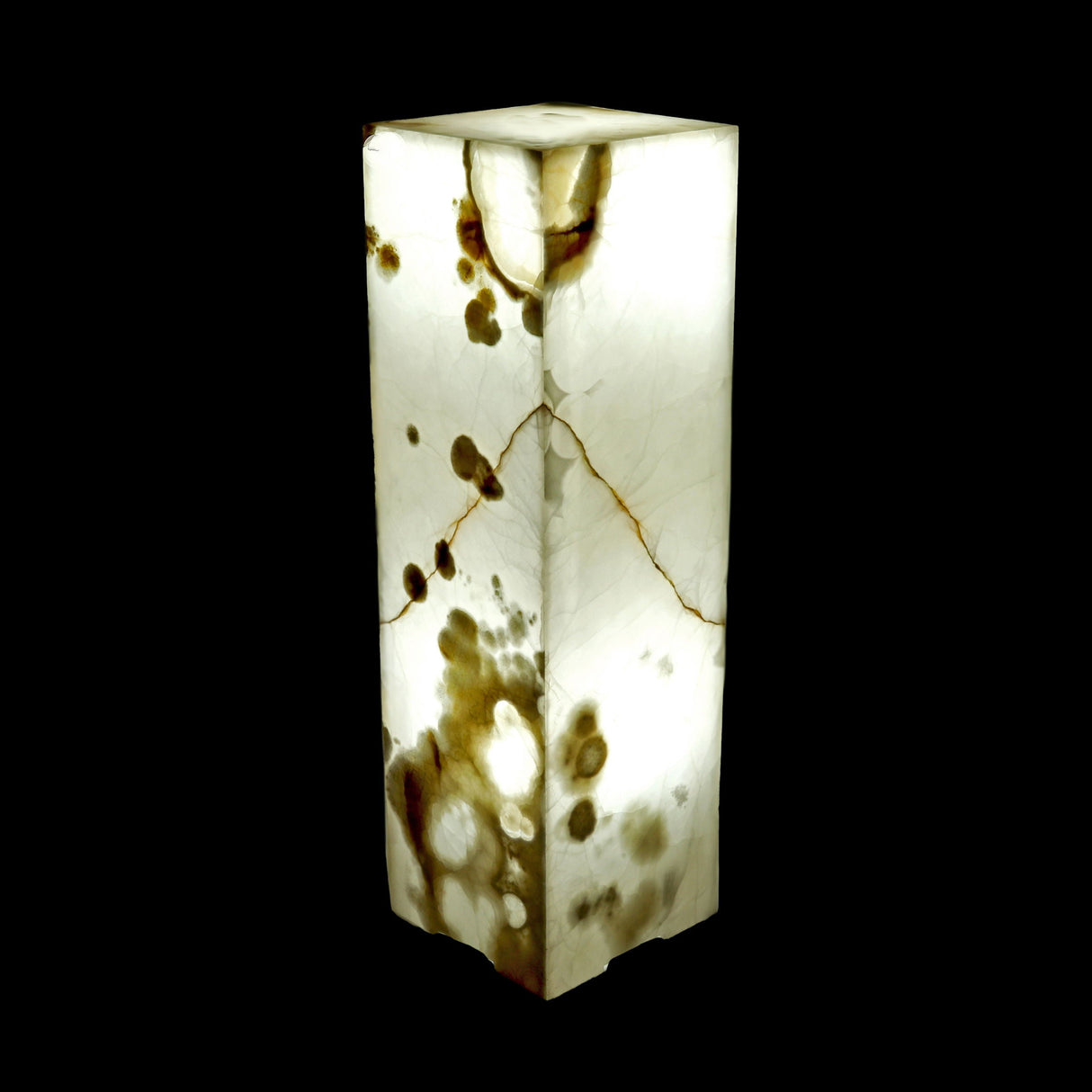 Onyx Pearlescent Pedestal Luminary