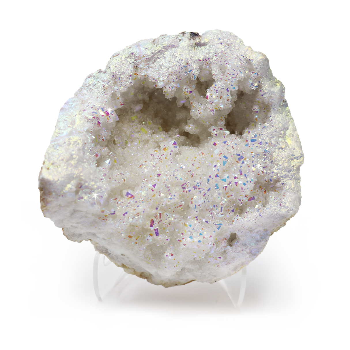 Silicon Oxide Druze Geode - Angel Aura Druze