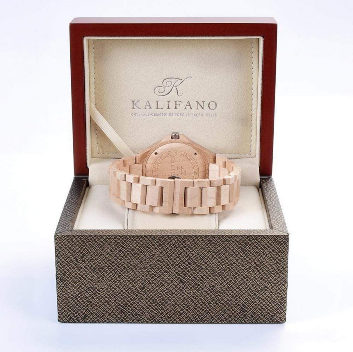 Explore Maple Wood Watch with Bamboo Box