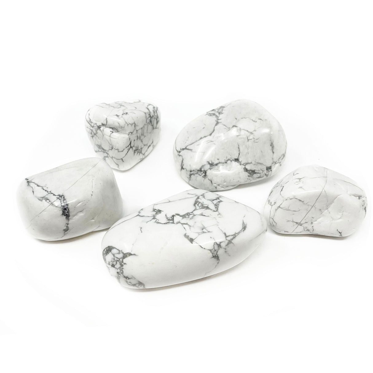 Howlite Tumbled Stone - Large (Singles)