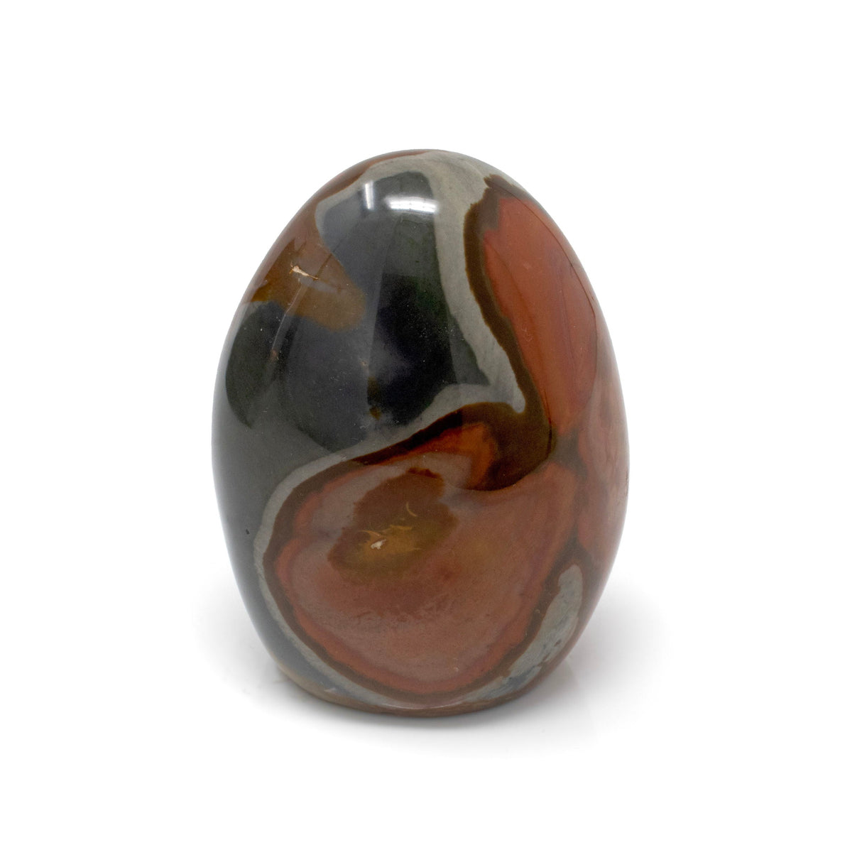 Polychrome Jasper Freeform Polished with Cut Base