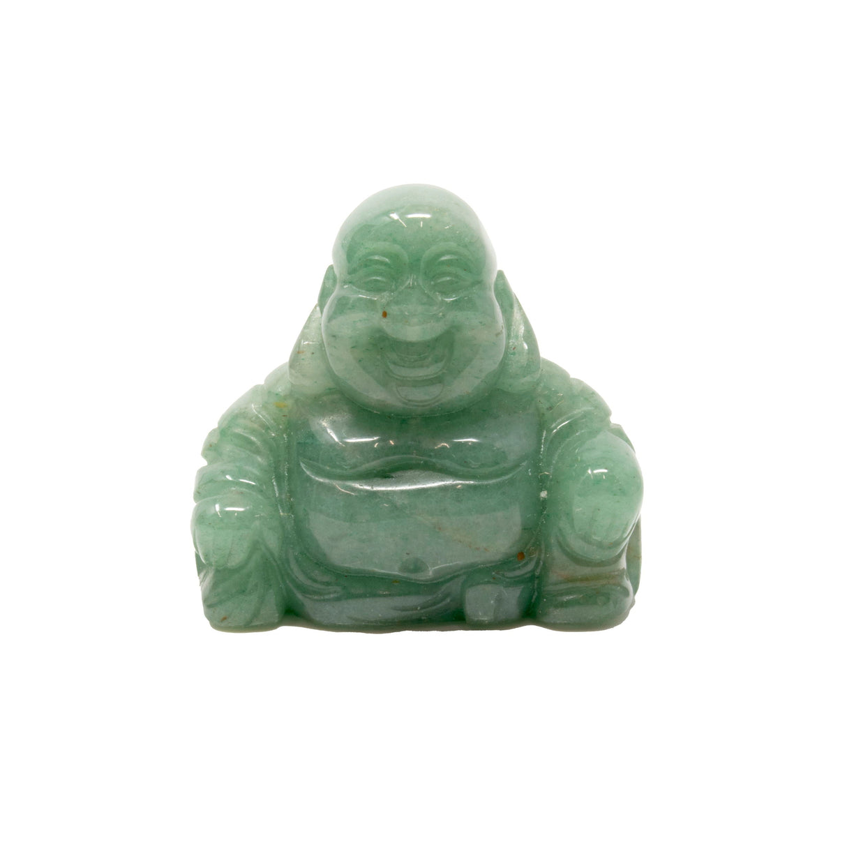 Aventurine Buddha Carving