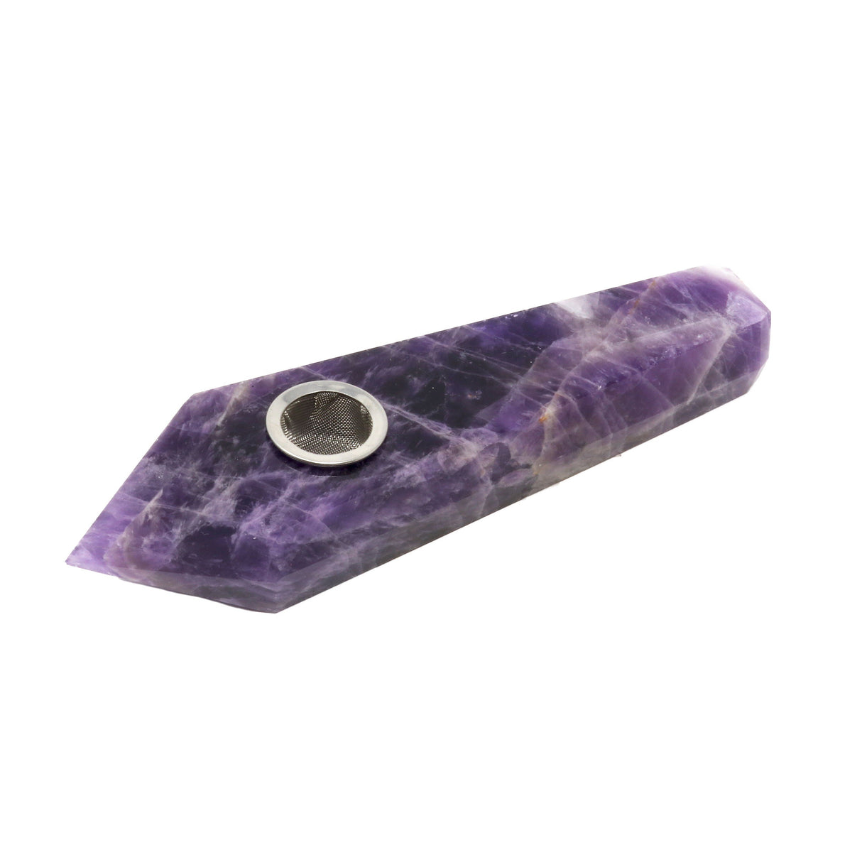 Chevron Amethyst Pipe