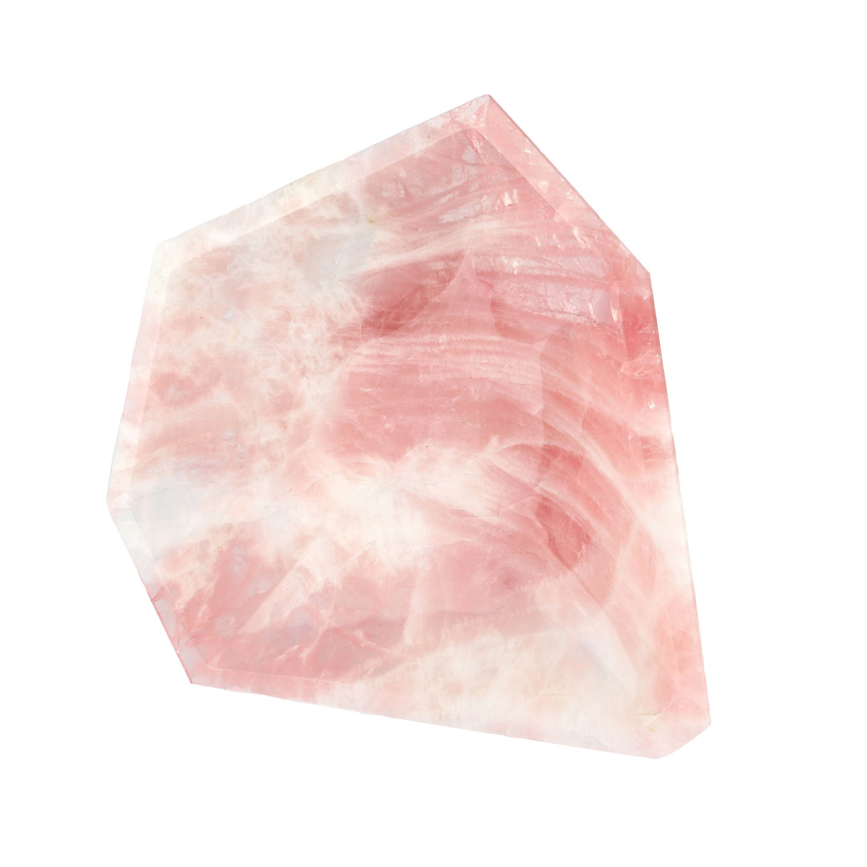 Rose Quartz Angular Vessel