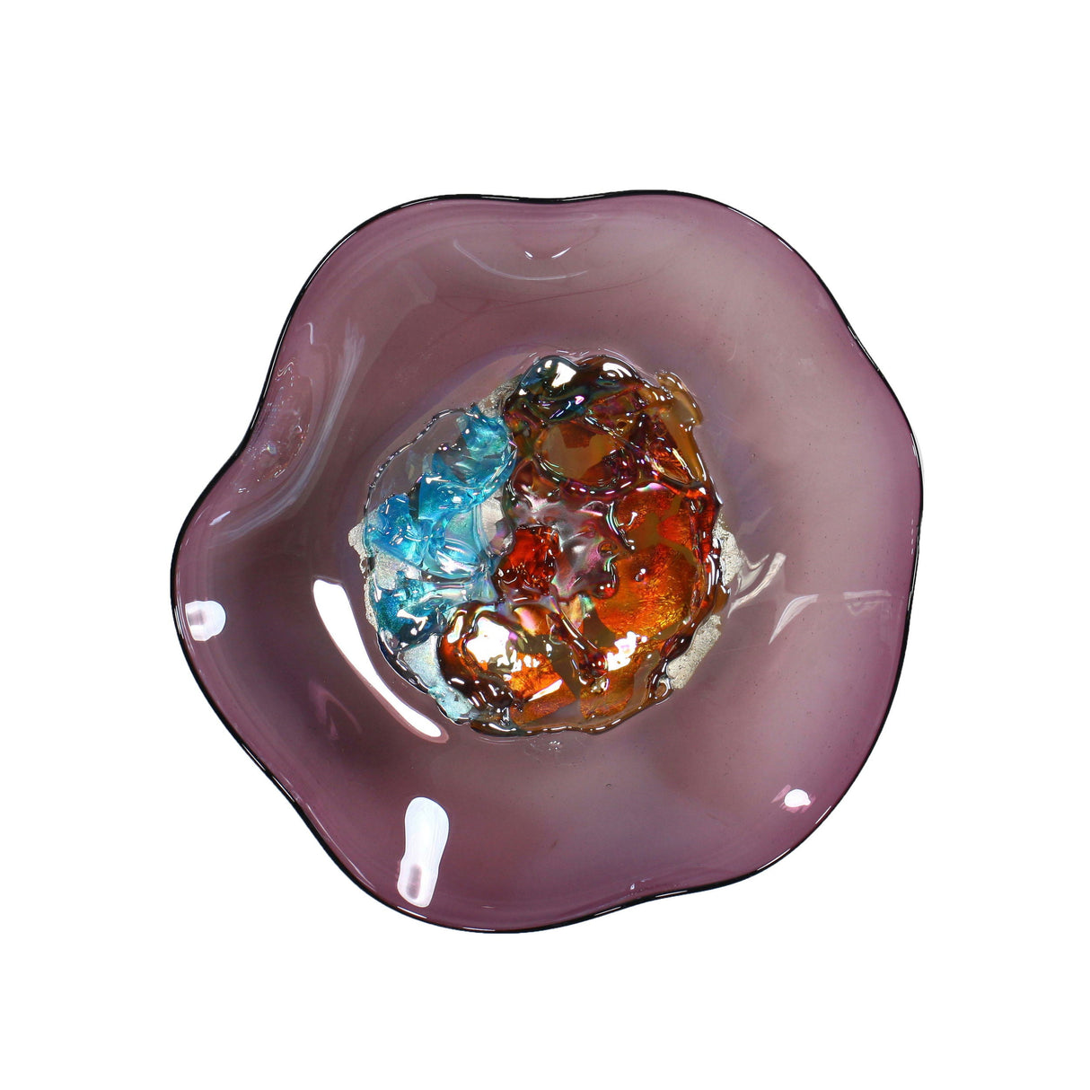 Wall Plate Small - Purple Jewel