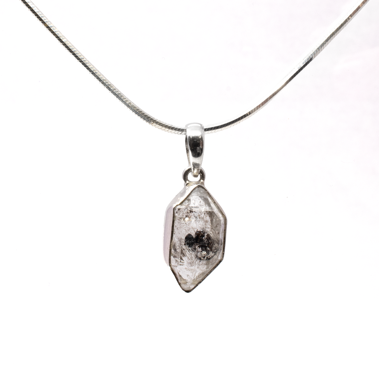 View of Herkimer Diamond Pendant