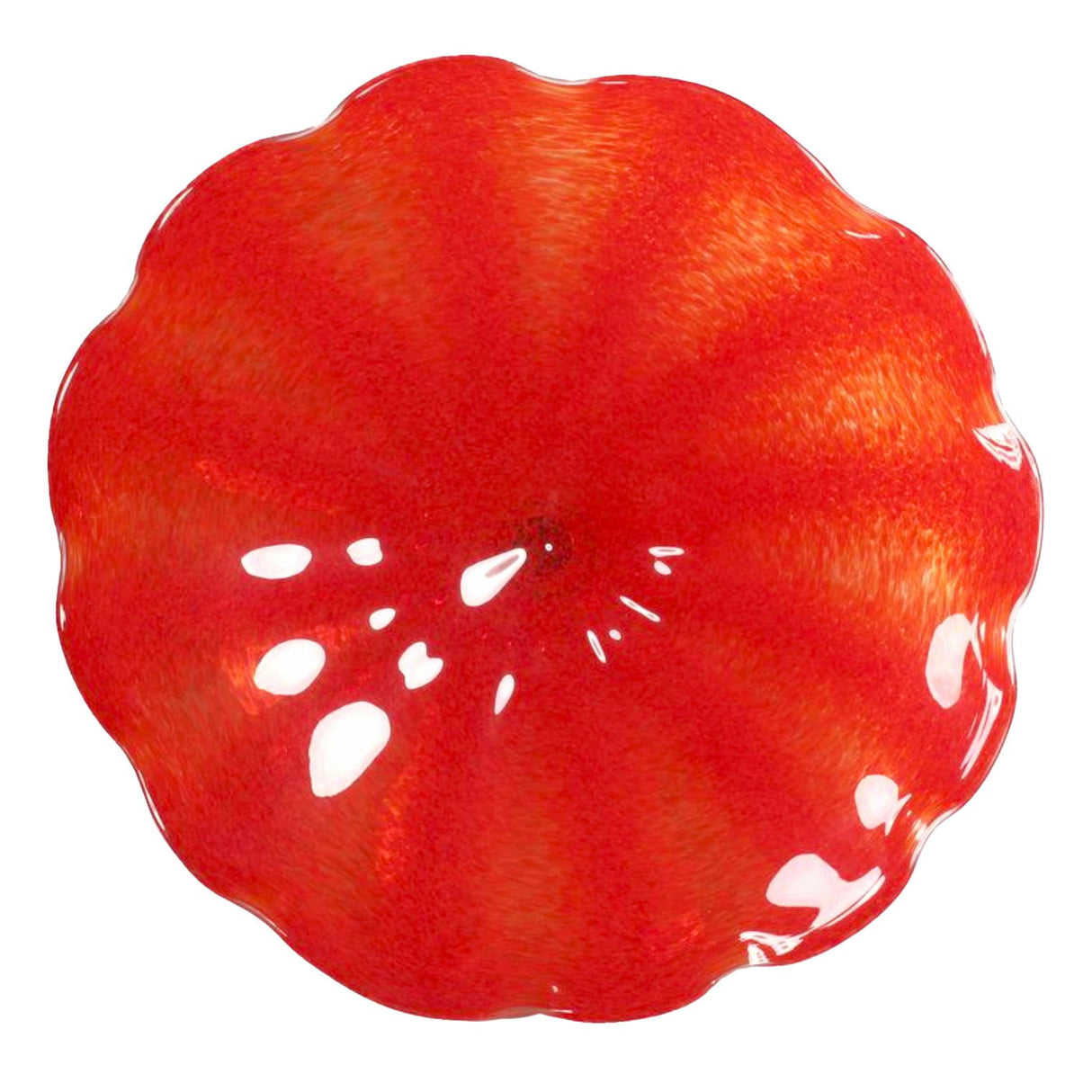 Wall Plate Large - Red Pinwheel