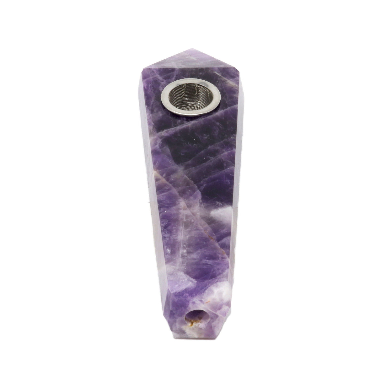 Chevron Amethyst Pipe