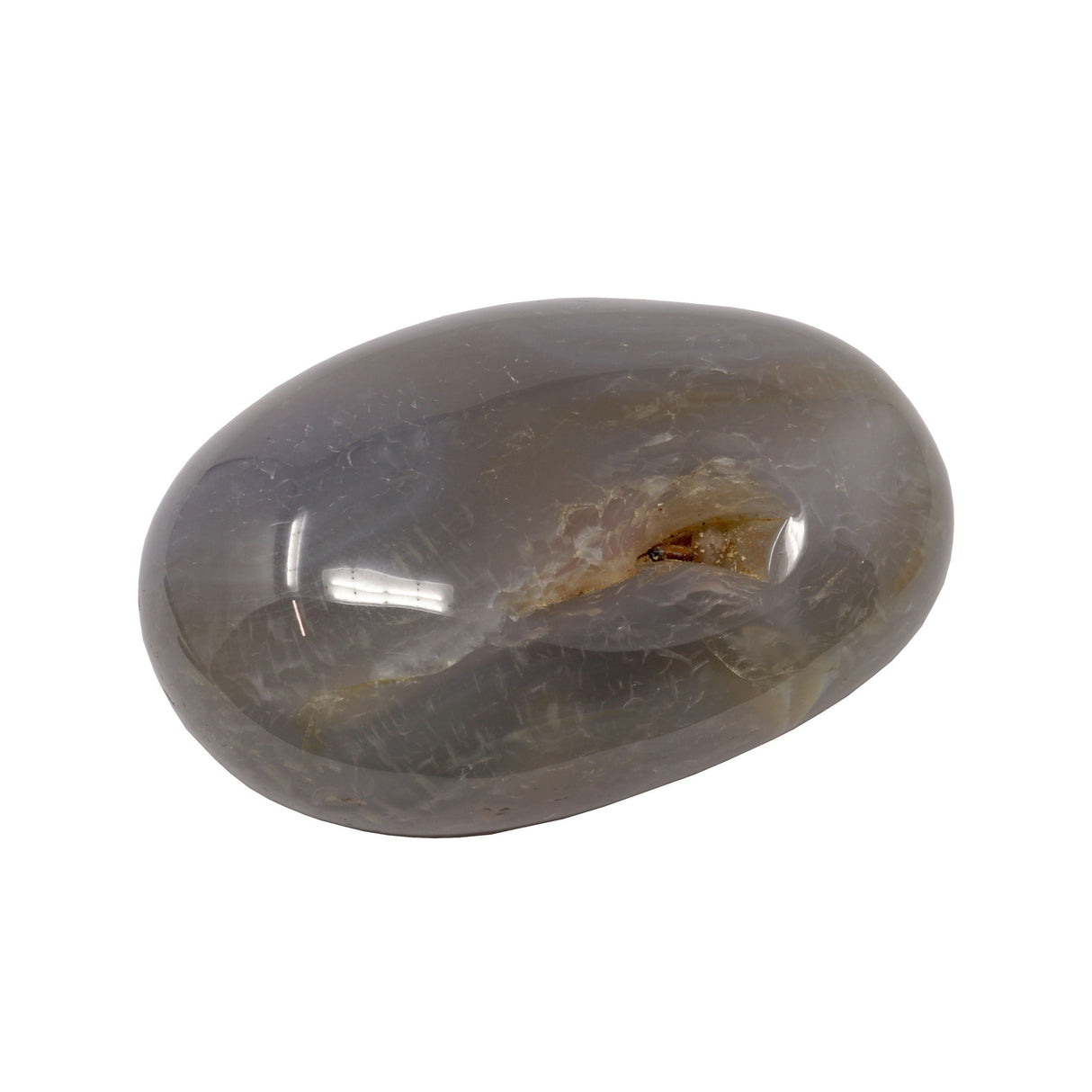 Agate Palm Stone - Ocean Blue