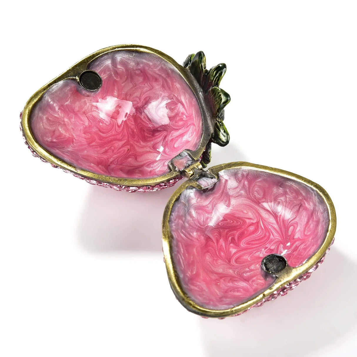 Pink Strawberry Crystal Jewel Box